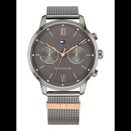 Tommy Hilfiger women's Watch "BLAKE", ref.: 1782304, colour: gunmetal case: ionic plated grey steel, bracelet: gunmetal, dial: material:case: stainless steel, strap: ionic plated grey steel, clasp: stainless steel, mineral glass